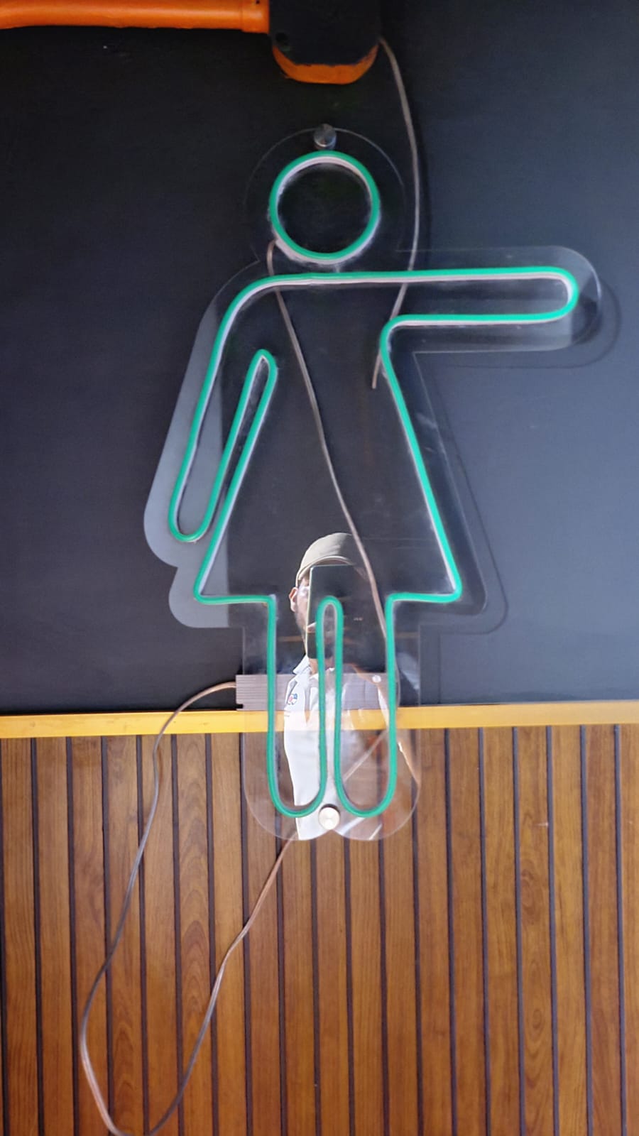Silueta mujer LED