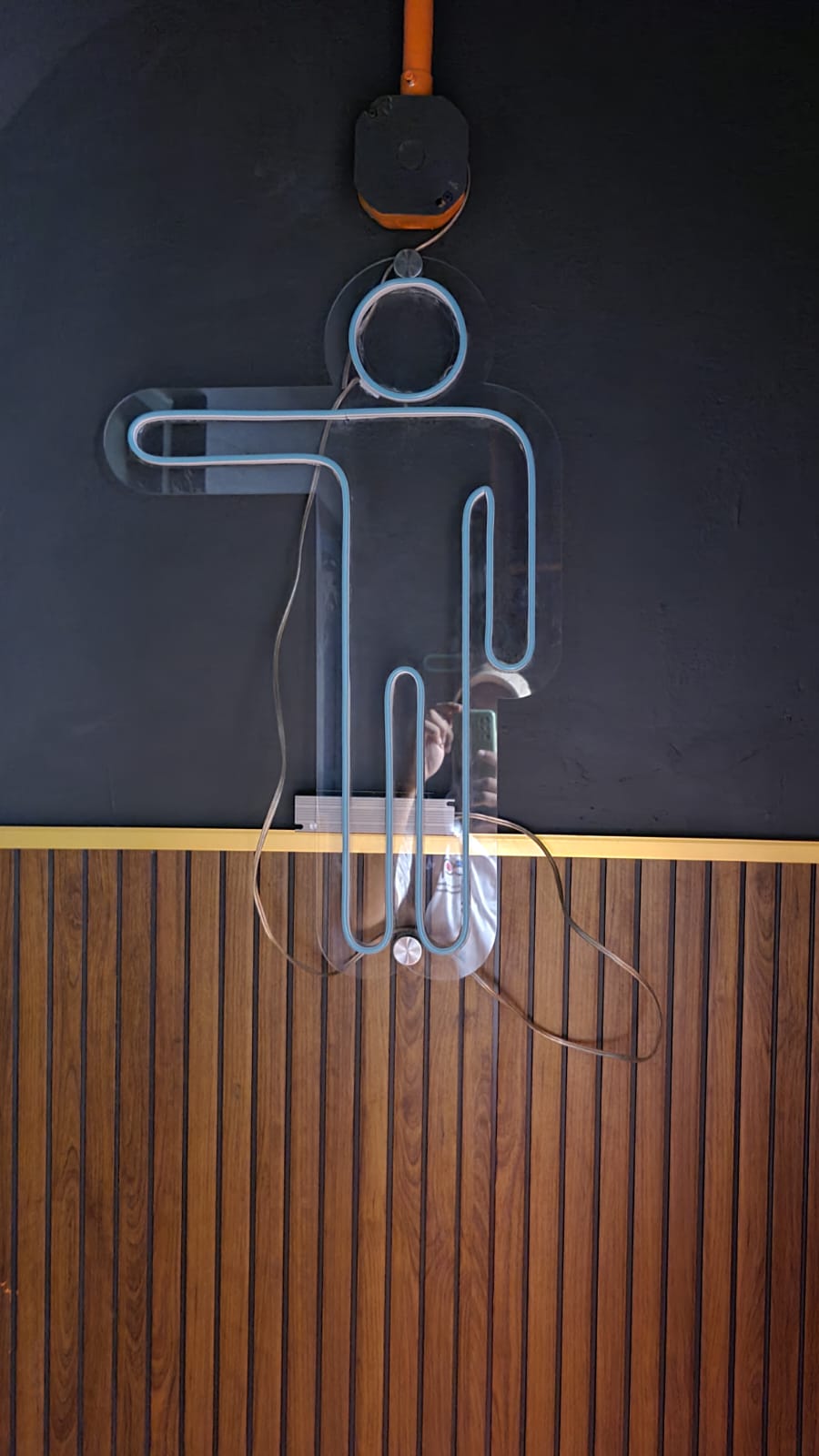 Silueta hombre LED