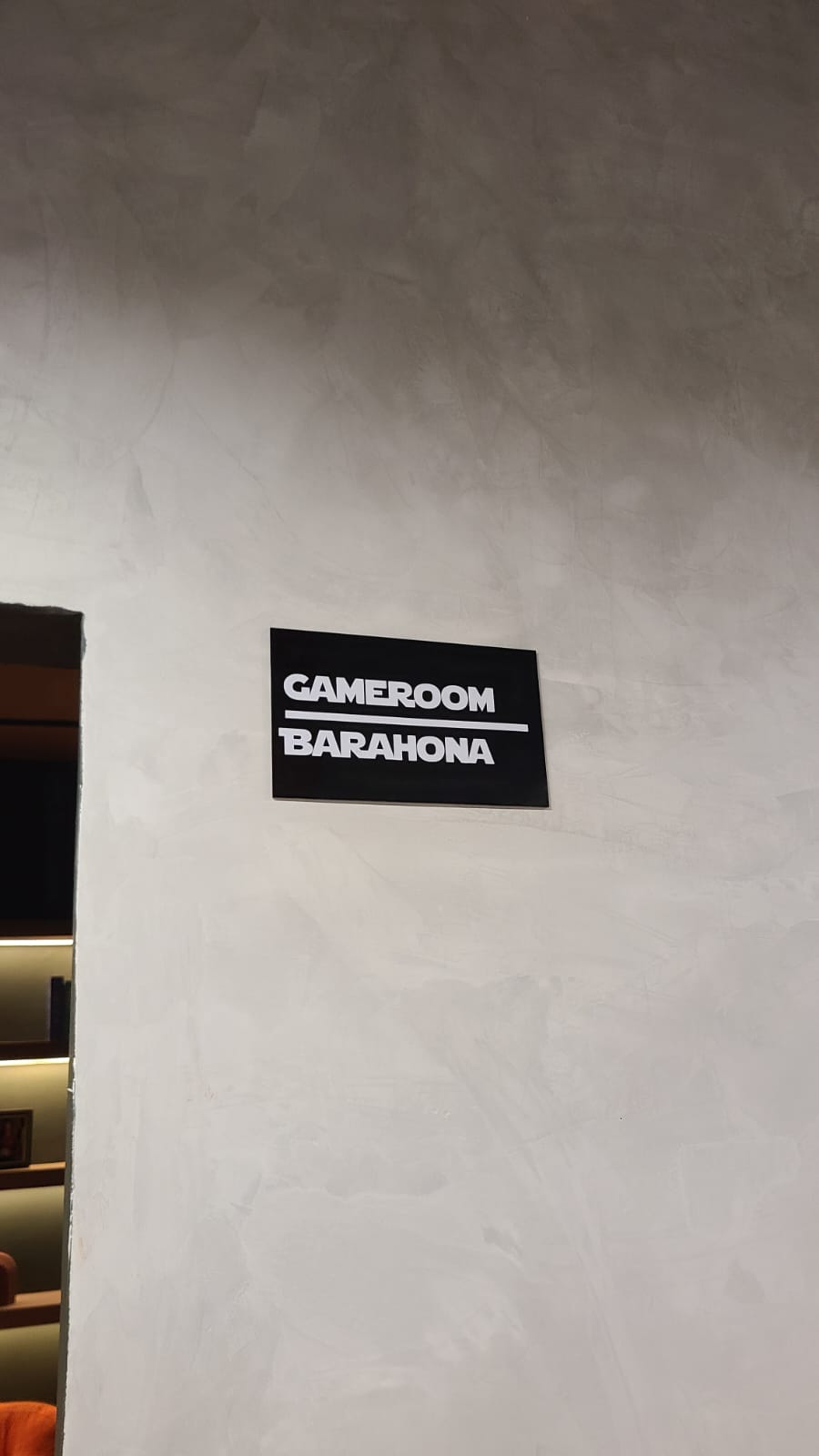 Senaletica &laquo;Gameroom&raquo;